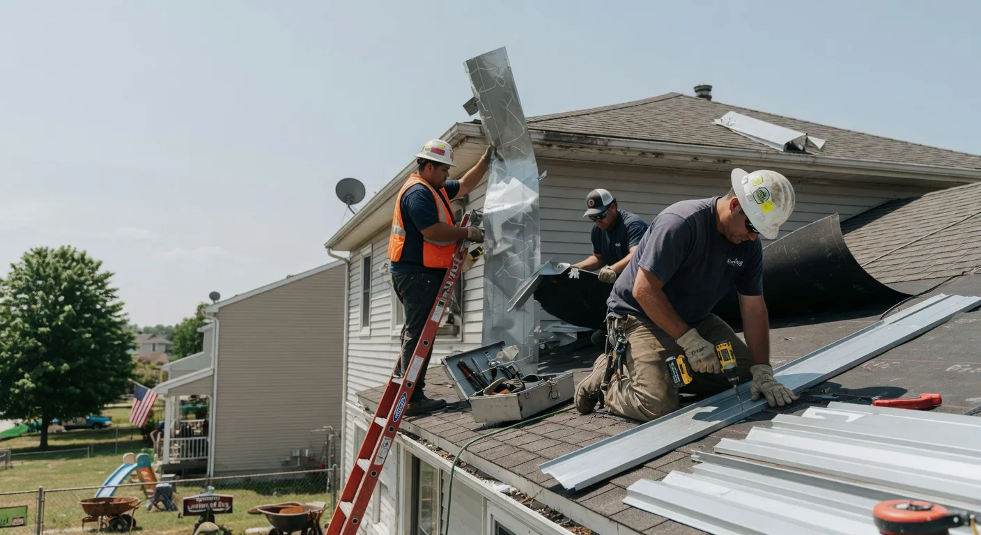 Metal Roof Repair in Parkersburg, IL
